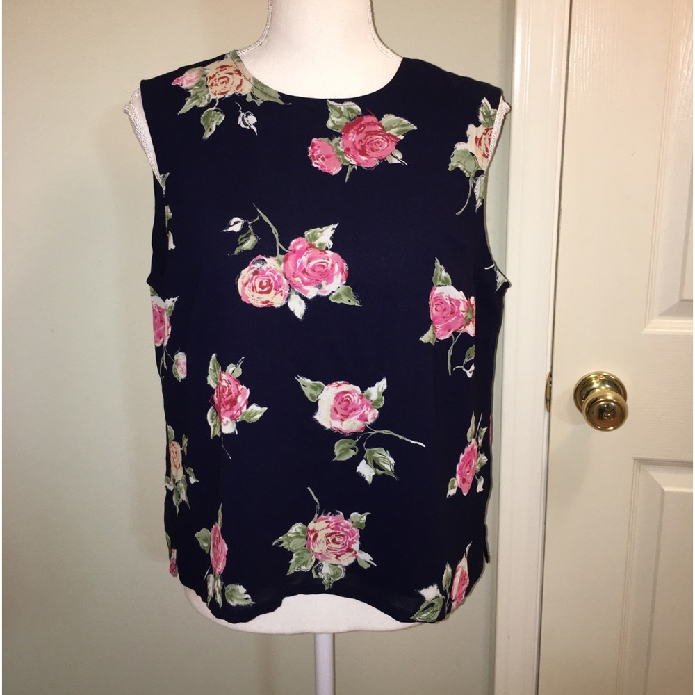 Pendleton Floral Sleeveless Top